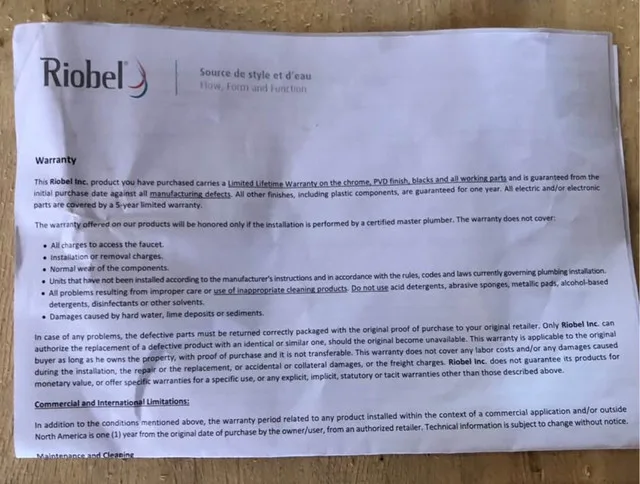 Riobel Kitchen Faucet image indicator(2)