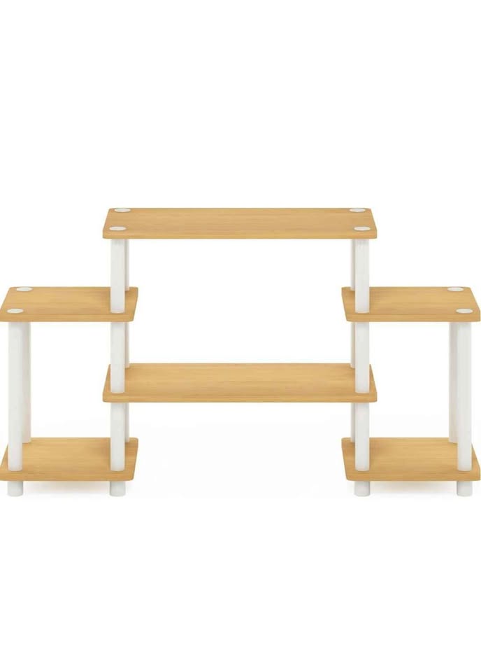 Modern 3-Tier Wooden TV Stand / Media Console - photo 5