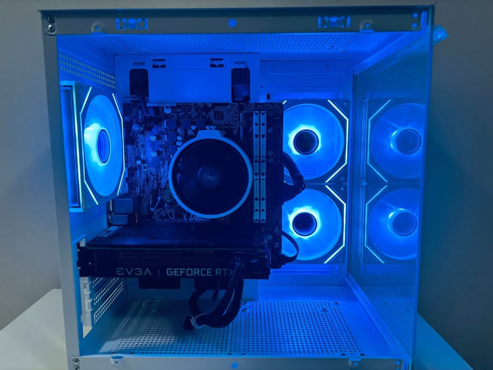 RTX 3060Ti White Gaming PC - Ryzen 5 3600, 16GB RAM - photo 2