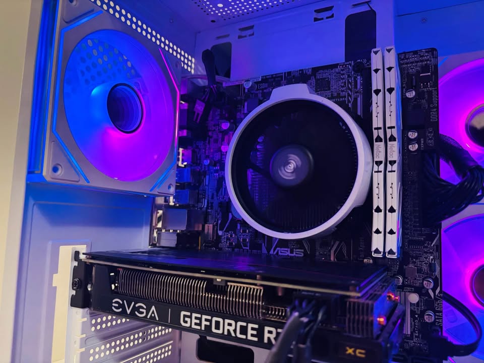 RTX 3060Ti White Gaming PC - Ryzen 5 3600, 16GB RAM - photo 4