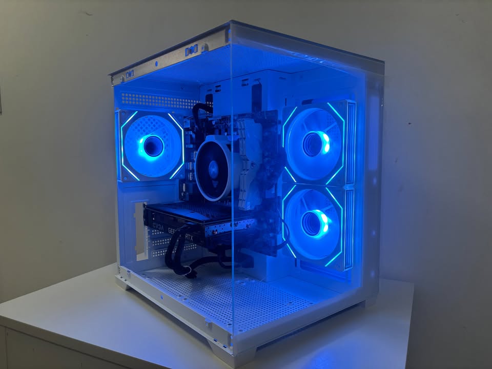 White RTX 3060 12GB VRAM Gaming PC - Ryzen 5 3600, 16GB RAM, SSD - photo 2