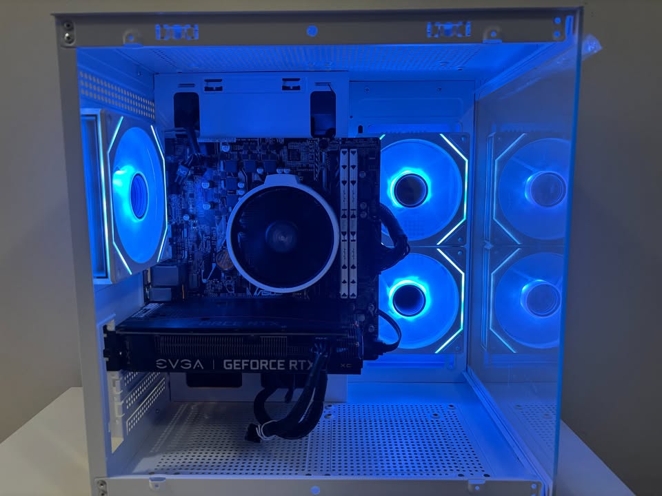 White RTX 3060 12GB VRAM Gaming PC - Ryzen 5 3600, 16GB RAM, SSD - photo 3