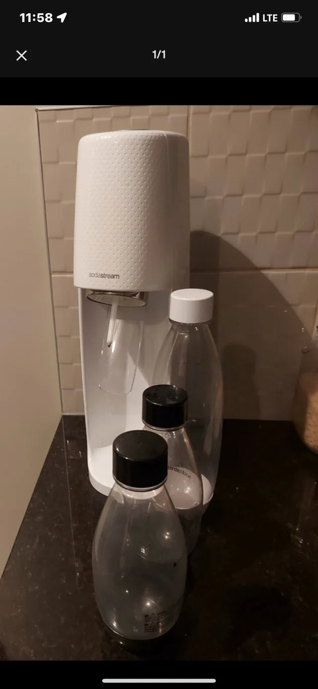 SodaStream with bottles and canister thumbnail