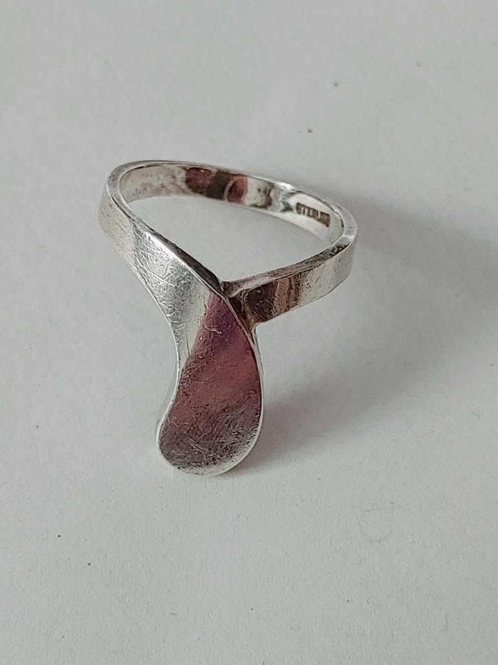 Vintage 80s sterling silver ring - photo 3