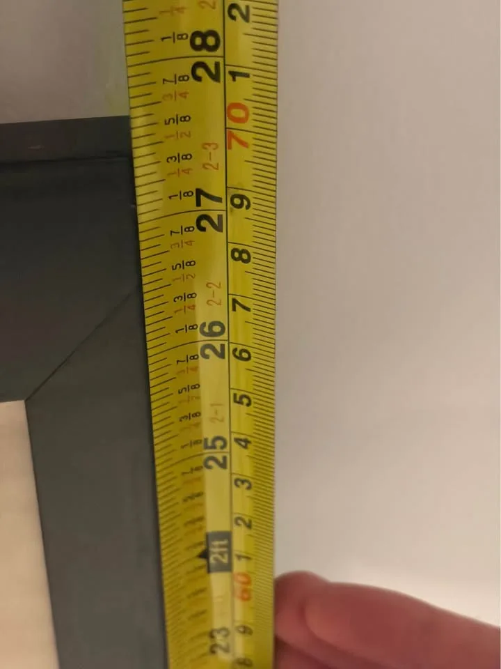 Large Black Picture Frame – 24.5” x 18” image indicator(3)