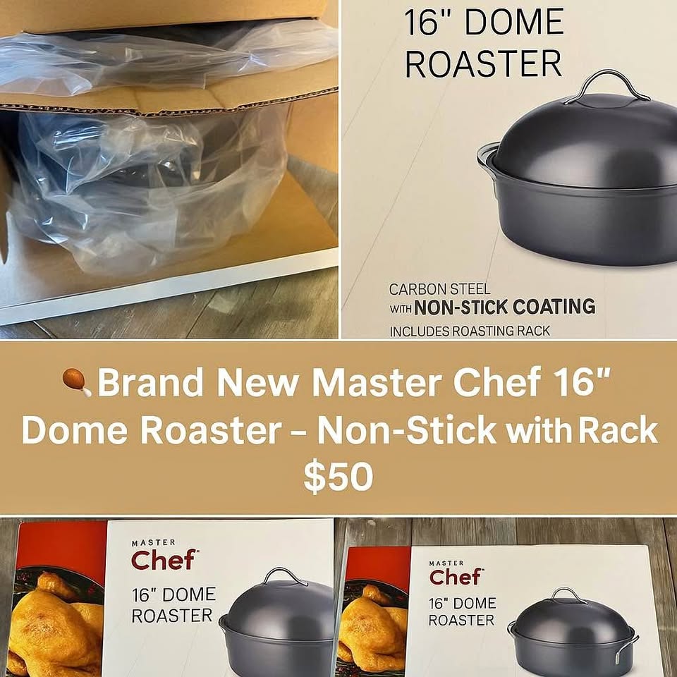 🍗 Brand New Master Chef 16” Dome Roaster – $30