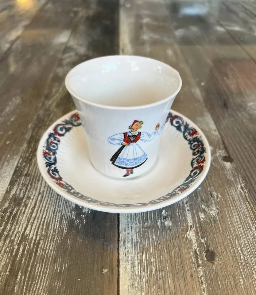 Figgjo Flint Teacup & Saucer Set image indicator(2)