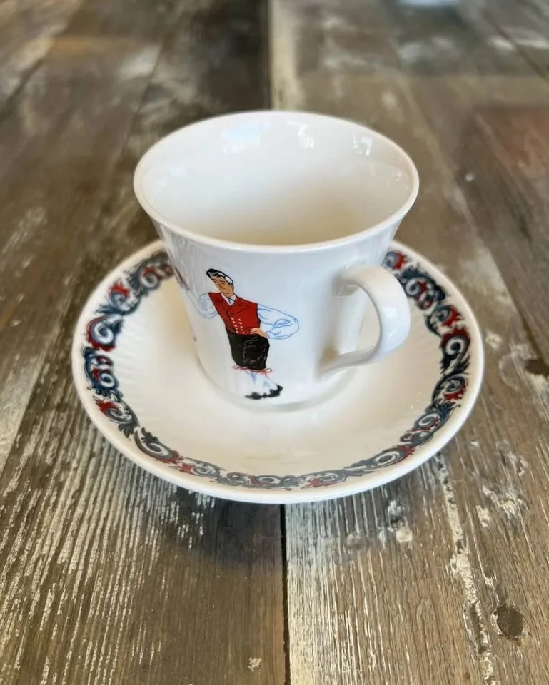 Figgjo Flint Teacup & Saucer Set image indicator(3)