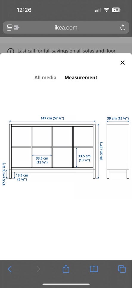 IKEA Kallax Shelving Unit - photo 2