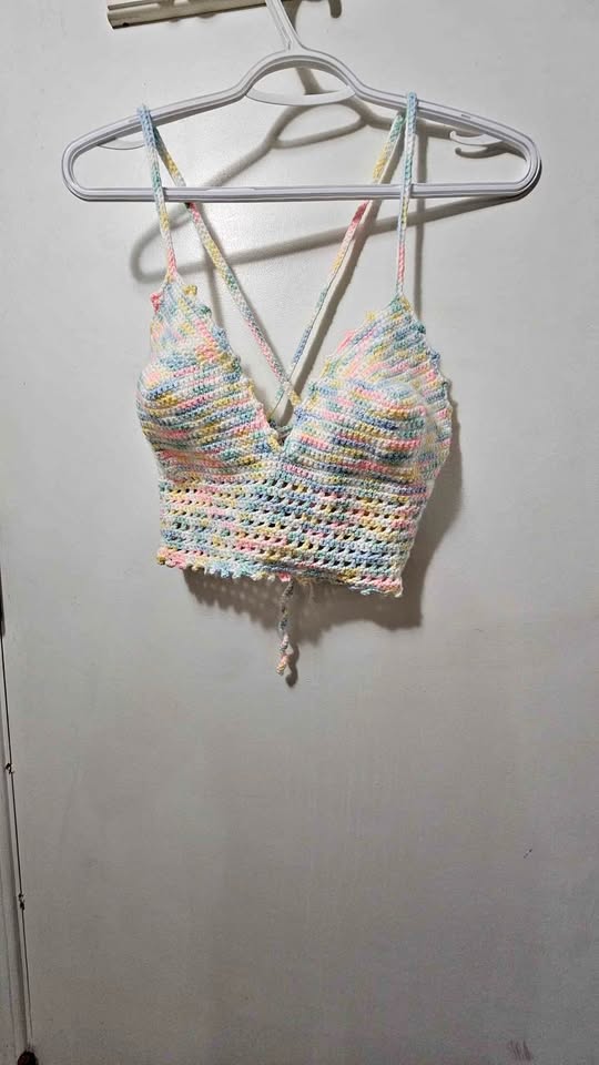 Crochet Corset Summer Top (S-M)