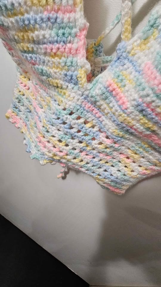 Crochet Corset Summer Top (S-M) - photo 2