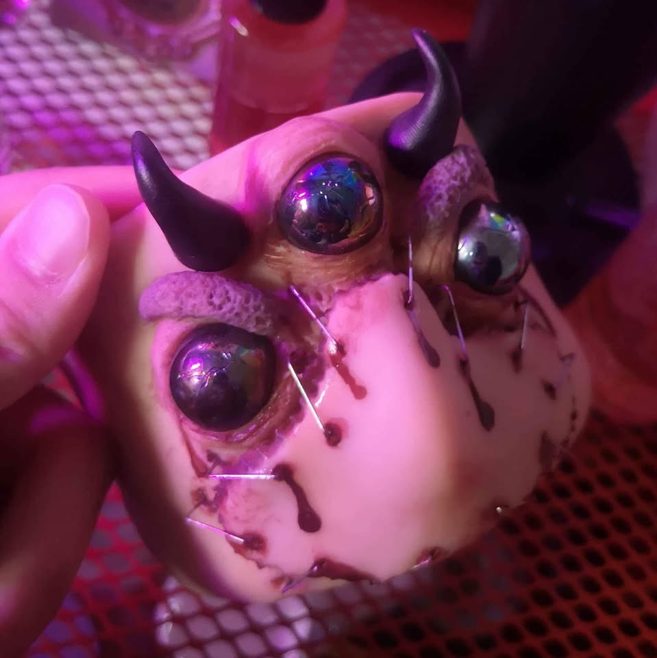 Creepy Sculpture Bowl/Planter - photo 2
