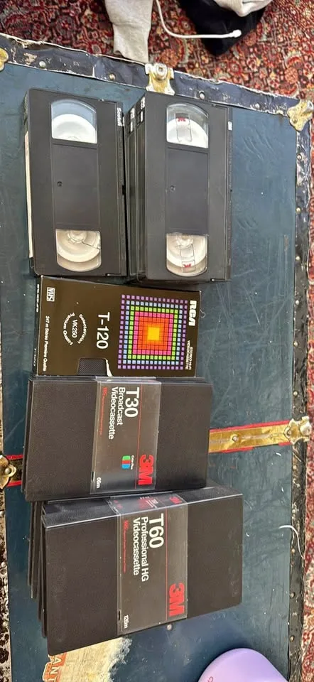 Blank VHS tapes thumbnail