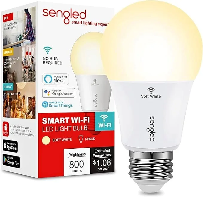 Sengled Alexa Light Bulb, WiFi Light Smart Bulb. thumbnail