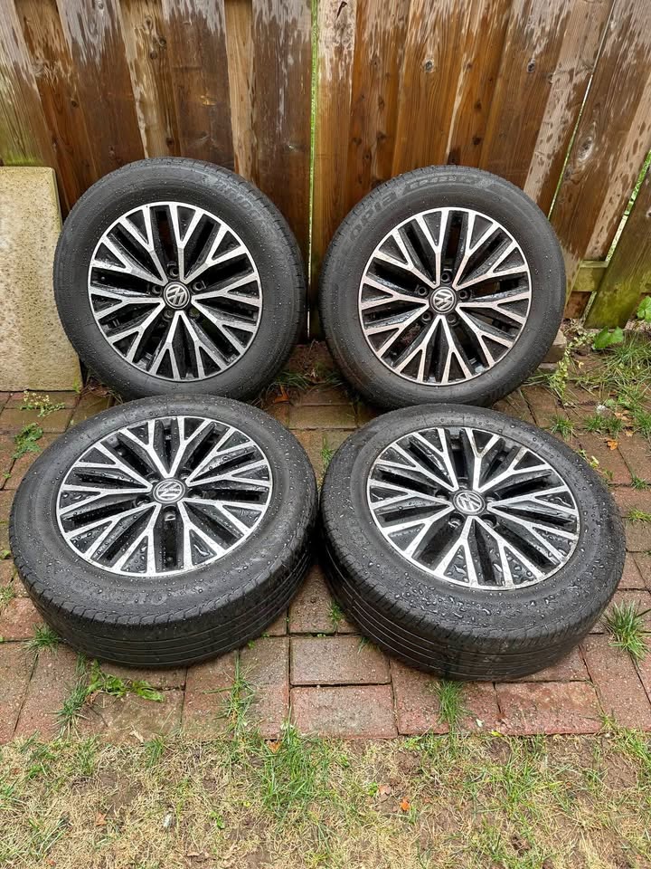 Set of OEM 16” Volkswagen Jetta Rims on All Season Tires
