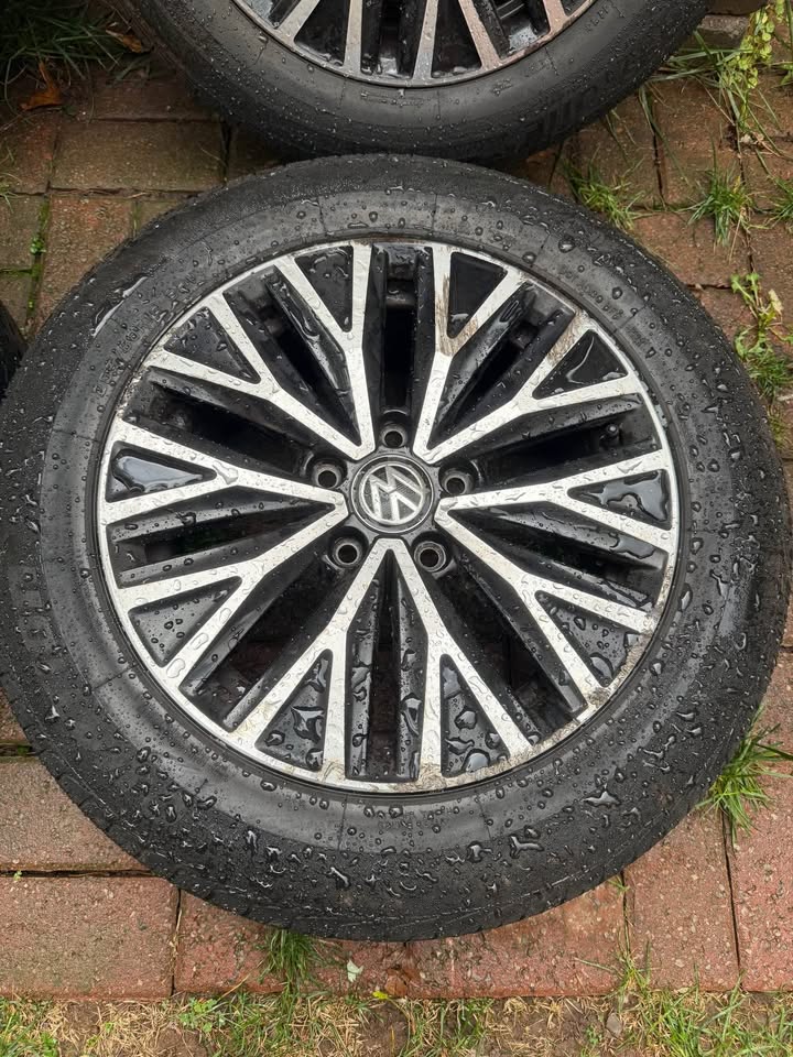 Set of OEM 16” Volkswagen Jetta Rims on All Season Tires - photo 2