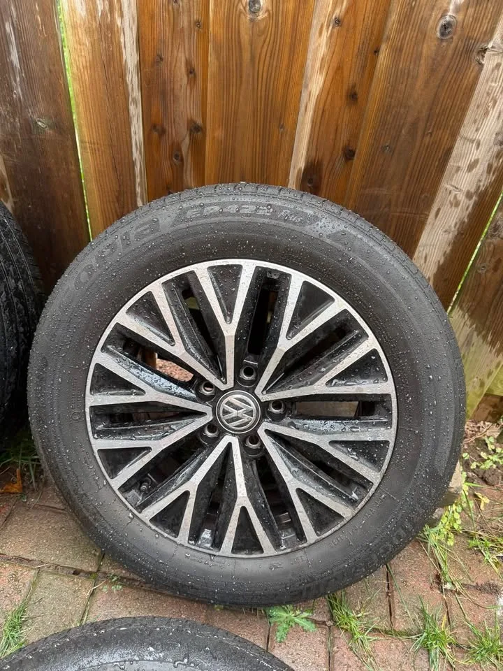 Set of OEM 16” Volkswagen Jetta Rims on All Season Tires image indicator(3)