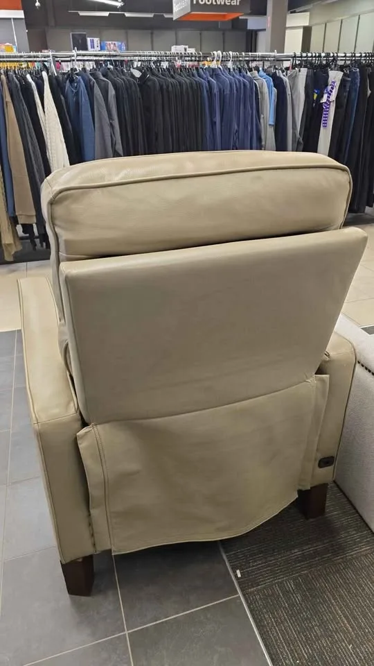 Leather Power Recliner with power headrest image indicator(2)