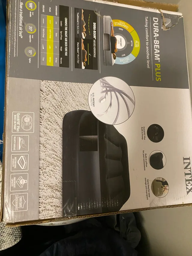 Intex Dura-Beam Plus Airbed (built in pump) thumbnail