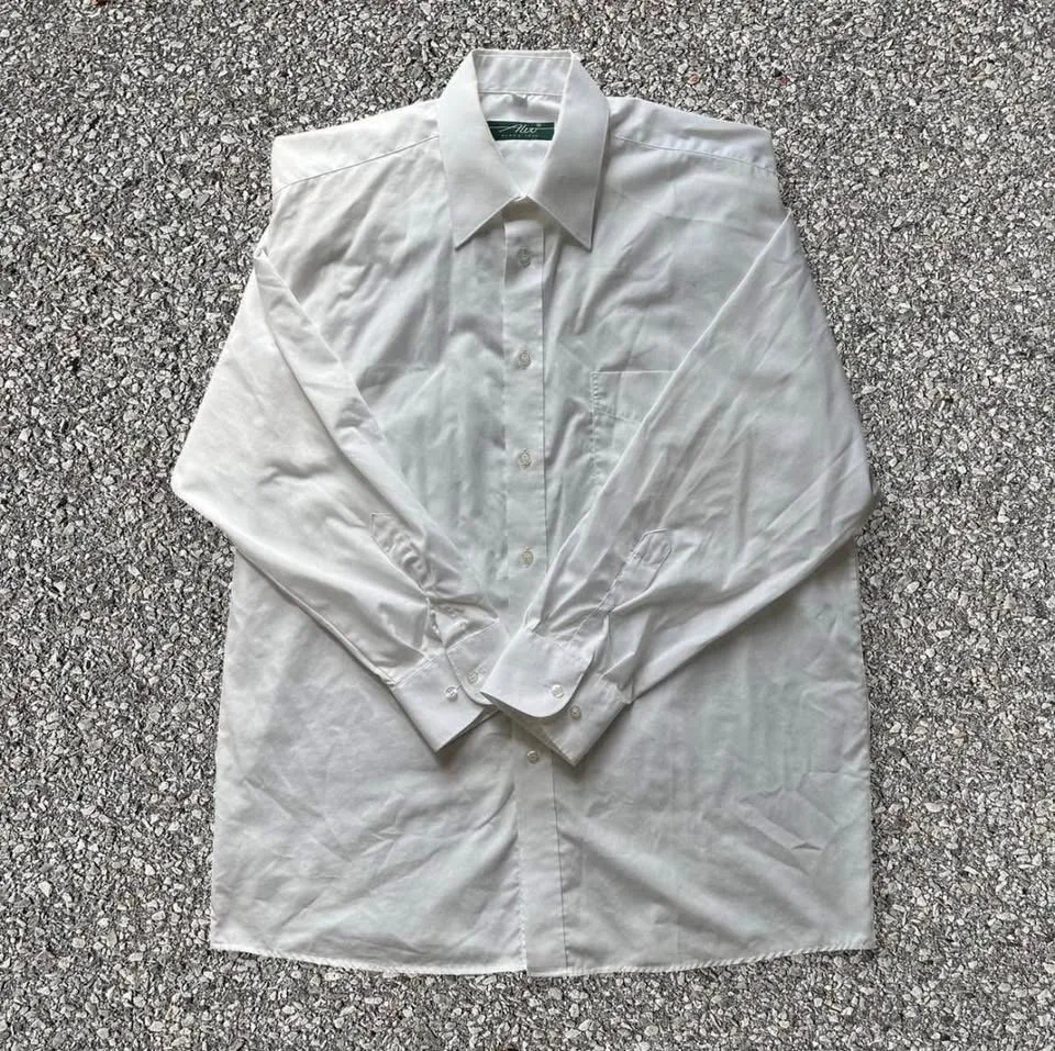 Norwegian brand Alvo mens dress shirt in white image indicator(2)