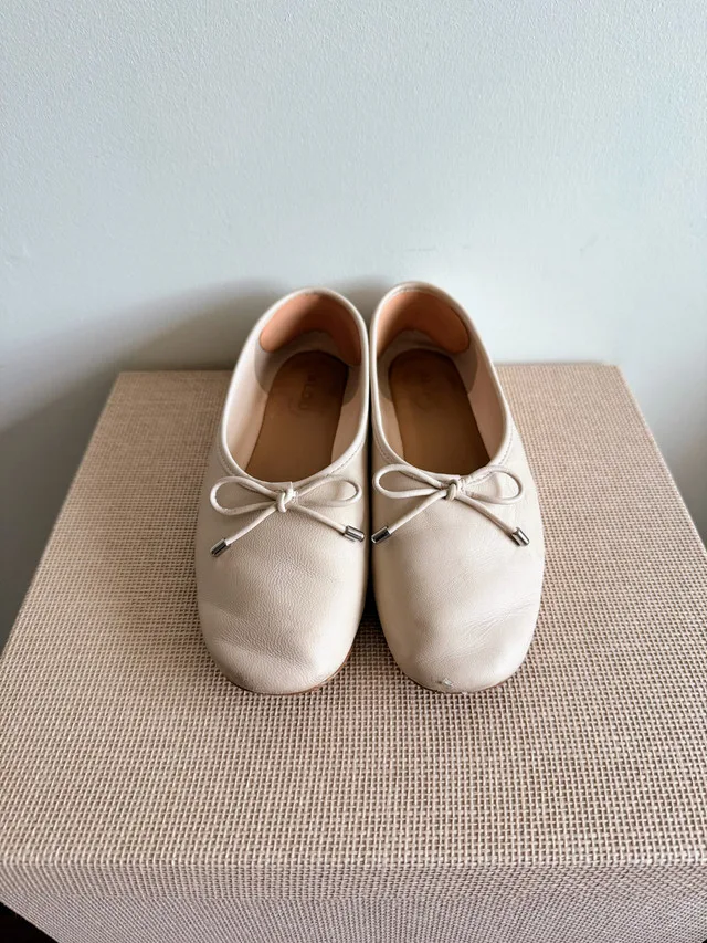 Aldo Beige Ballet Flats, Size 7.5 image indicator(2)
