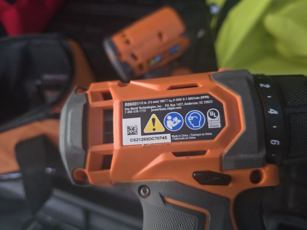 Ridgid Drill And Impact R86001 And R86002 - photo 2