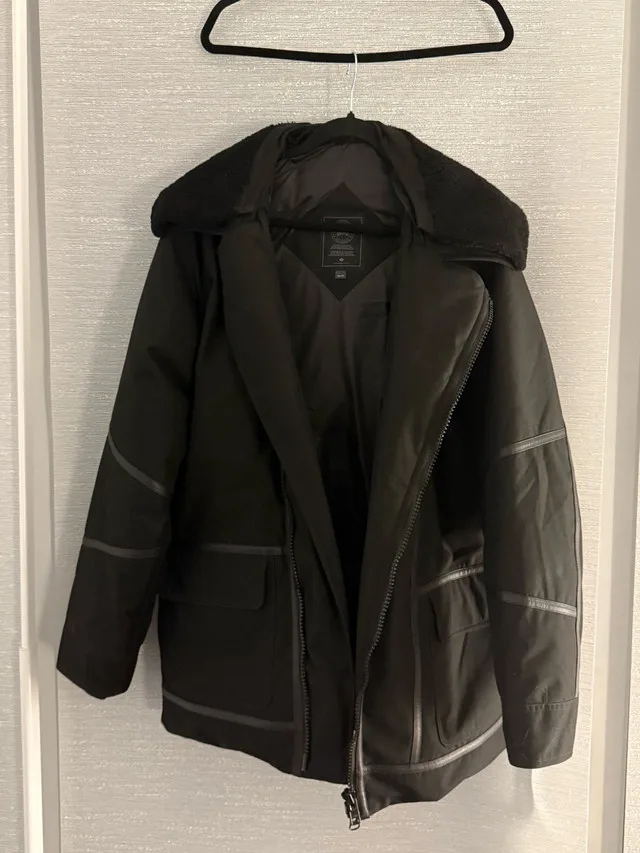 Canada Goose Black Herringbone Jacket (XL) thumbnail