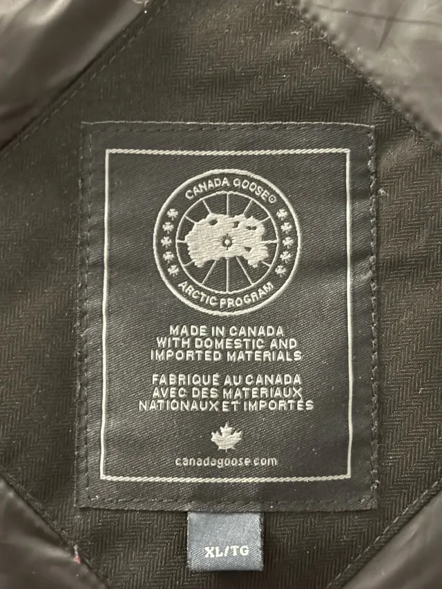 Canada Goose Black Herringbone Jacket (XL) image indicator(4)