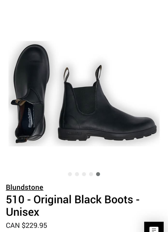Blundstones women size 8