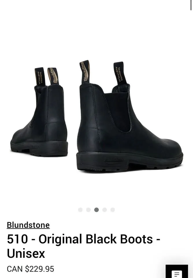 Blundstones women size 8 image indicator(4)