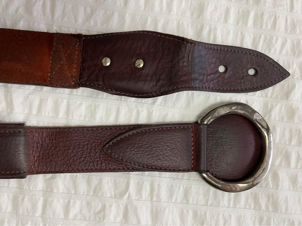 Leather belt - women size large - photo 2