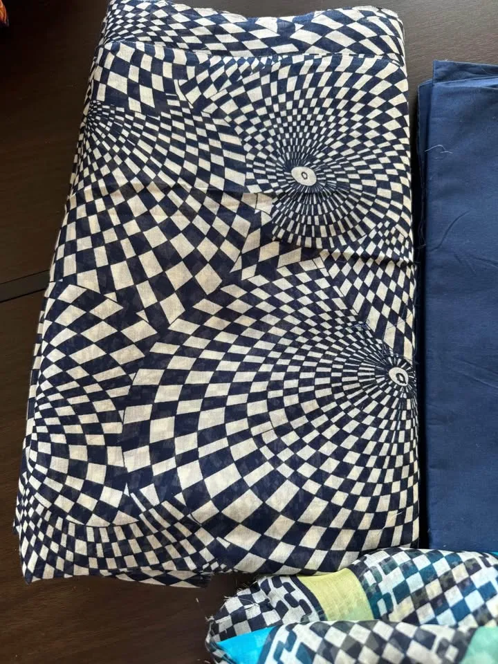 Al Karam cotton unstitched Pakistani suit for women image indicator(2)