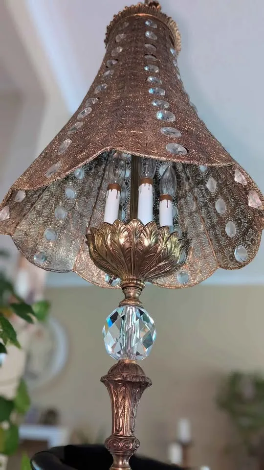 RARE Hollywood Regency Floor Lamp image indicator(4)