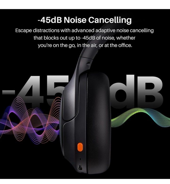 Hybrid Noise Cancelling Bluetooth Headphones - photo 4