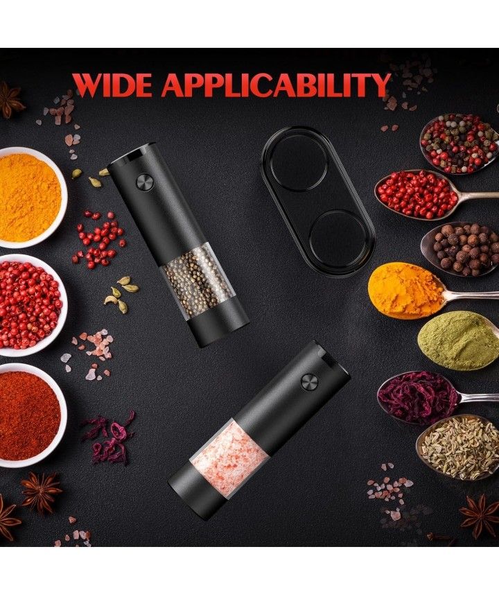 Electric Salt and Pepper Grinder Set - photo 2