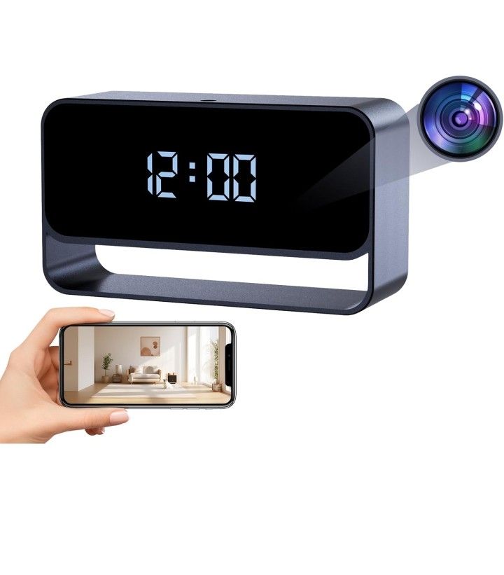 Hidden Camera Clock