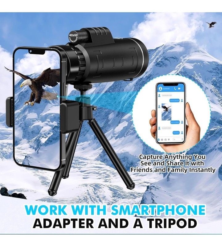 40x60 HD Monocular Telescope - photo 5