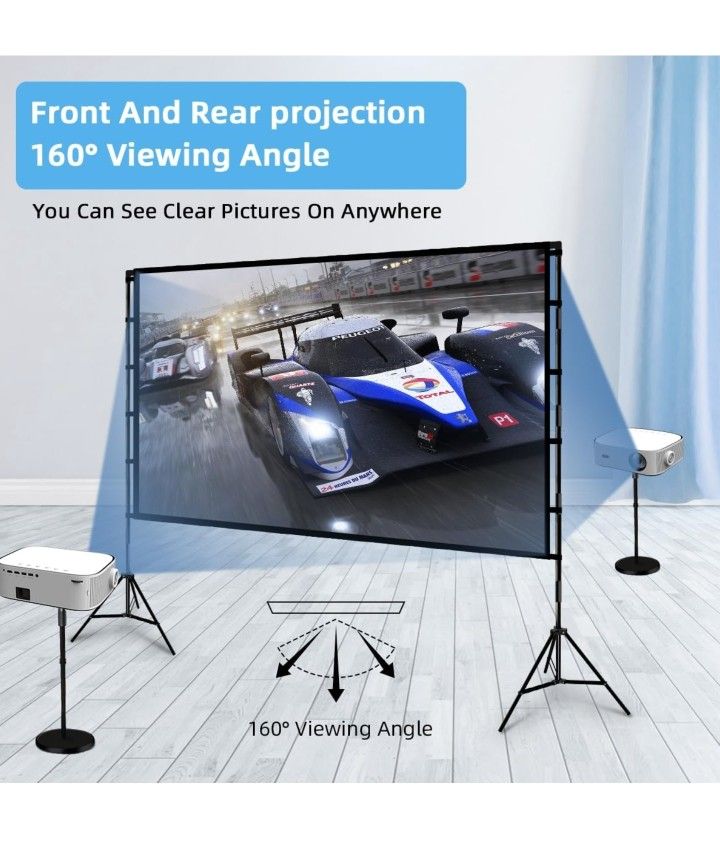 Projector Screen and Stand - photo 5