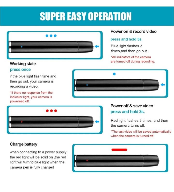 spy camera pen - photo 4