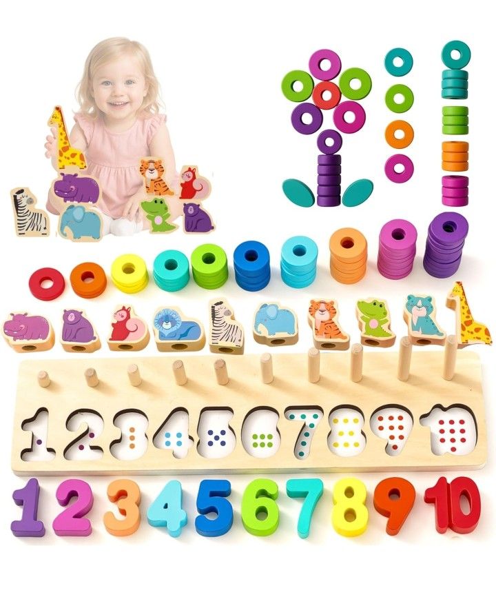 Wooden Number Puzzle