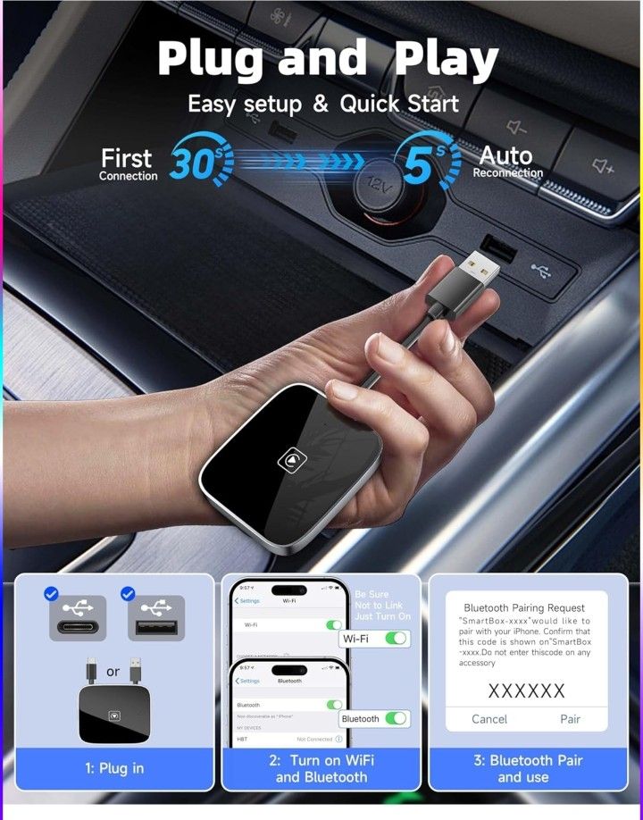 Wireless CarPlay Adapter - photo 4