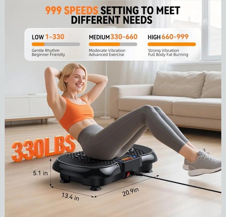 Vibration Plate Exercise Machine - photo 3