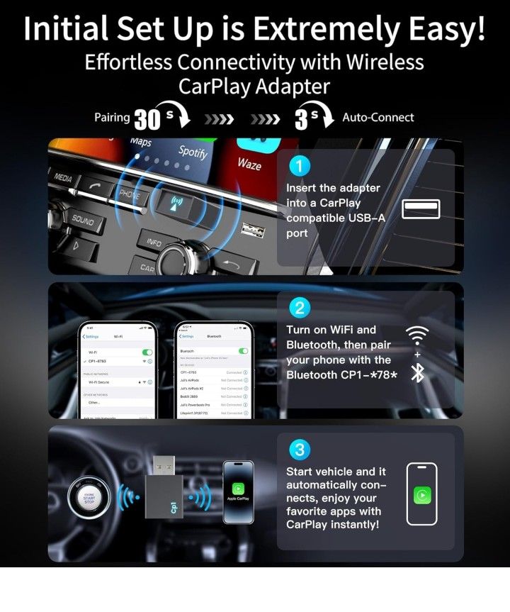 Wireless CarPlay Adapter - photo 3