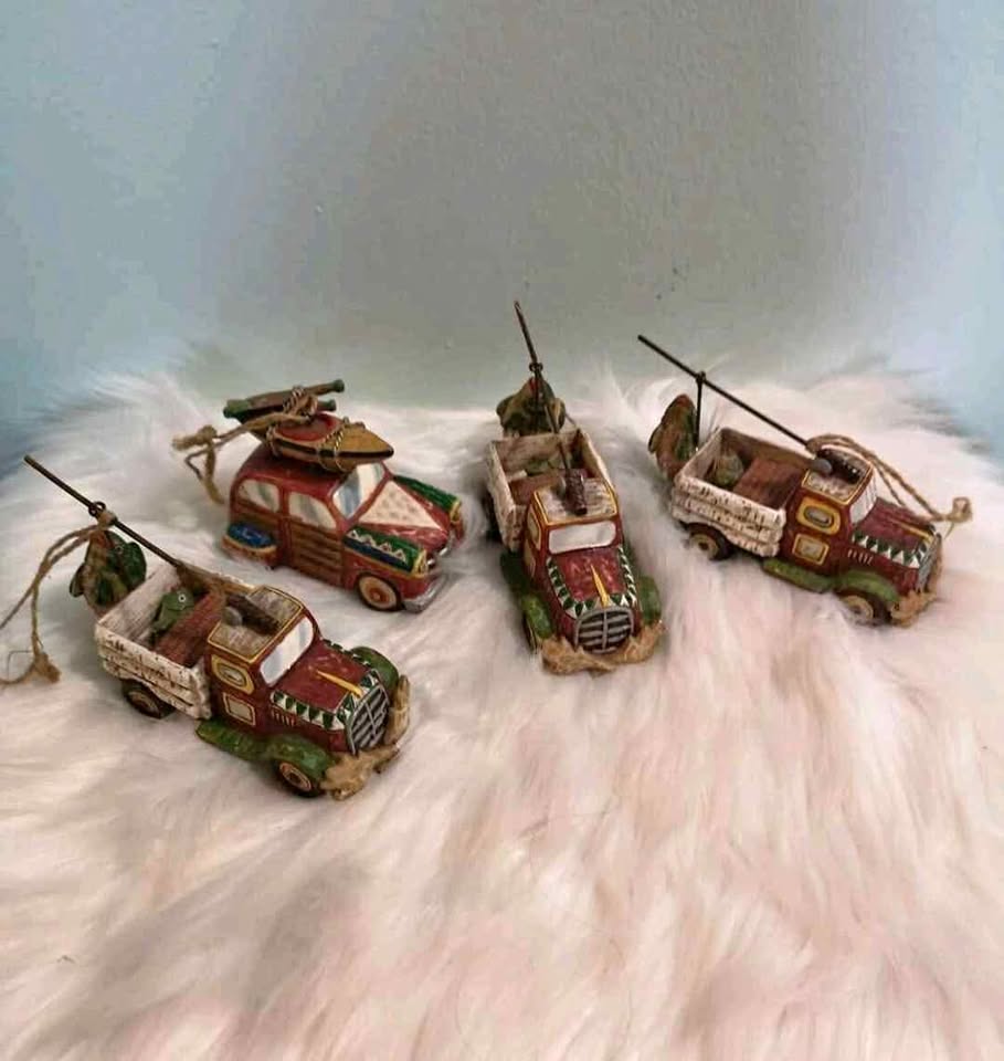 Fishing themed ornaments