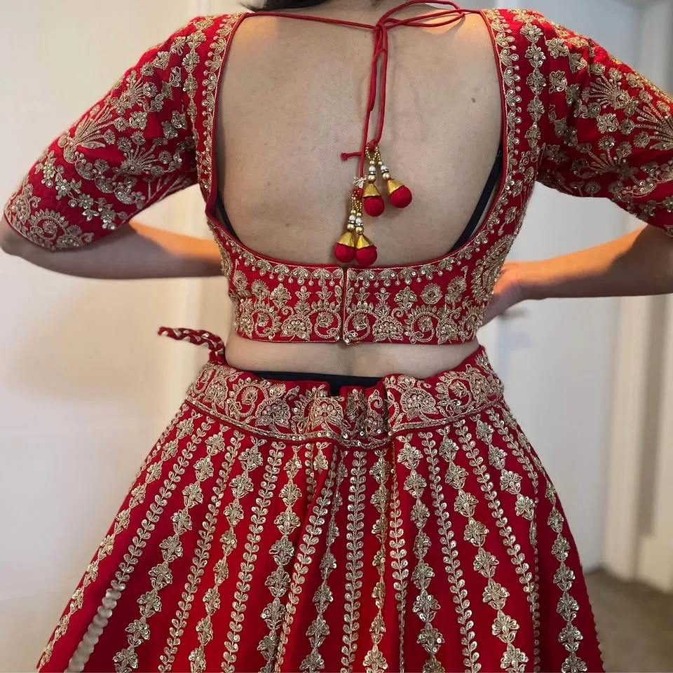 Brand New Indian Bridal Lengha - Never Worn! image indicator(4)