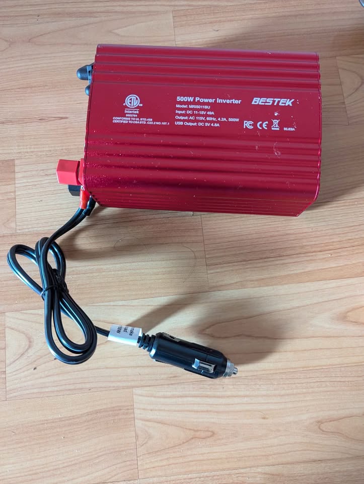 BESTEK 500W Power Inverter DC 12V to 110V AC Converter - photo 2