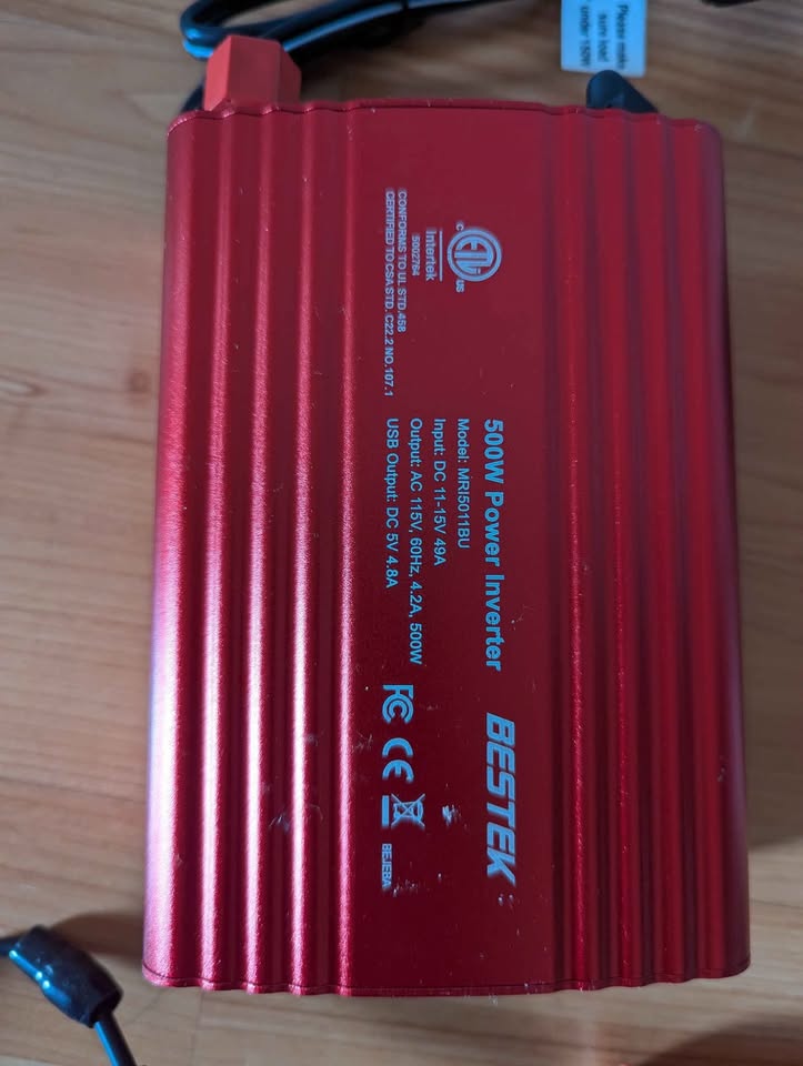 BESTEK 500W Power Inverter DC 12V to 110V AC Converter - photo 5