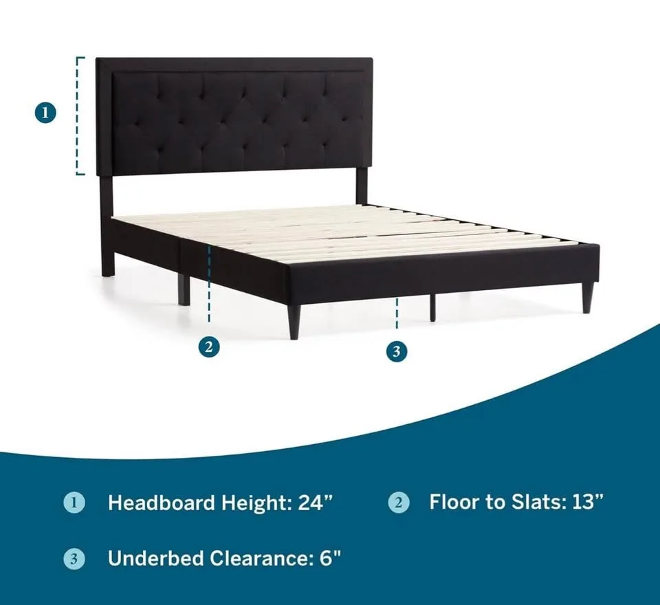 King Size Bed - No Box Spring Needed image indicator(4)