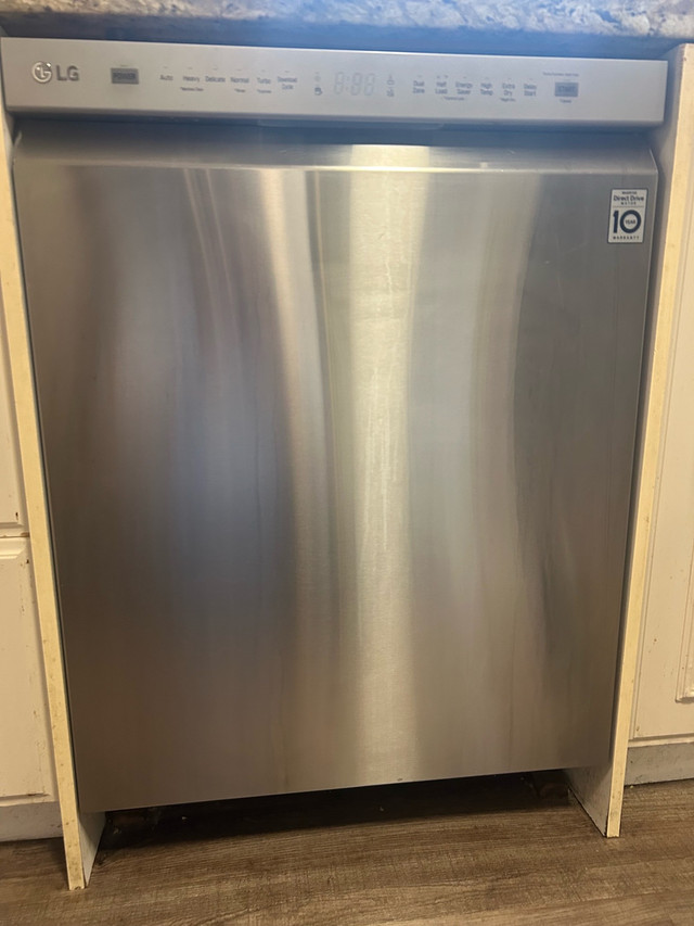 LG dishwasher stainless steel