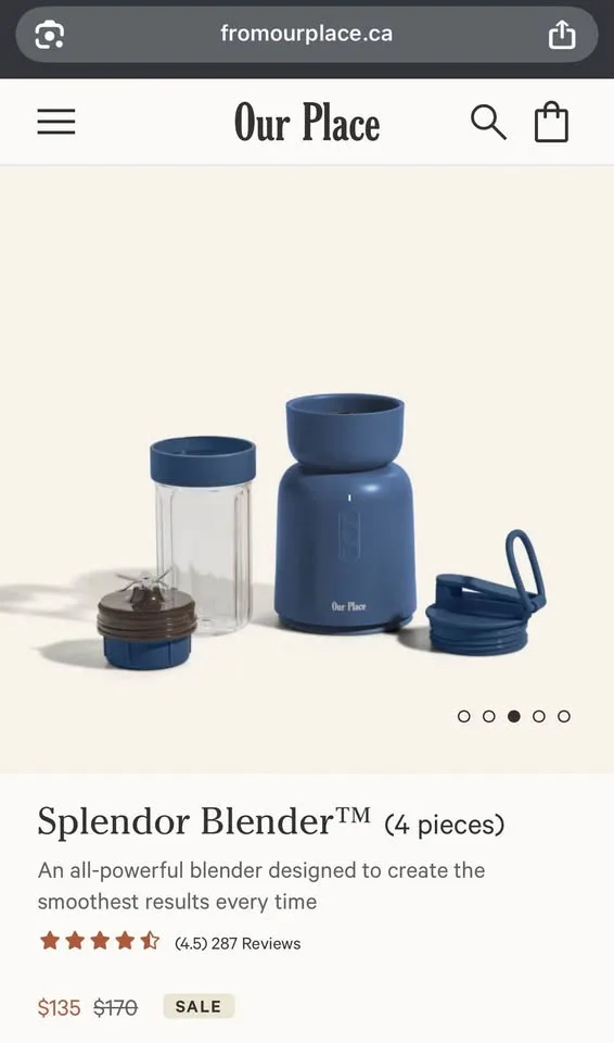 Our Place Splendor Blender (NEW - unused, box unopened) image indicator(3)